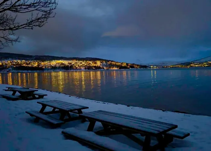 Appartement 2 Bedroom Modern With Fjord View Near Centre & Airport